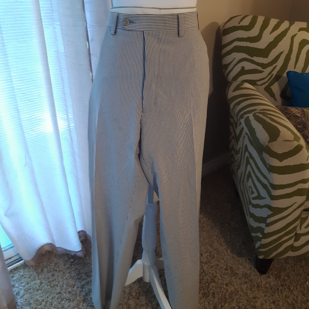 Ralph Lauren pin stripe pants. Fit like a size 16